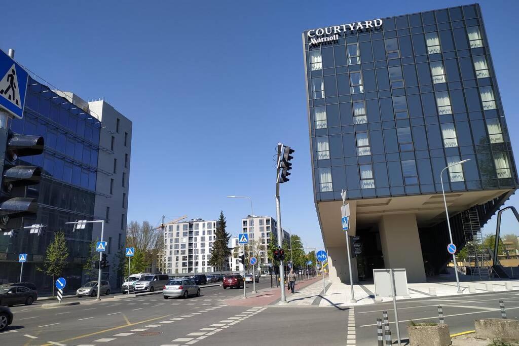 9Th Floor Amazing View Central Studio Apartment Vilna Exterior foto