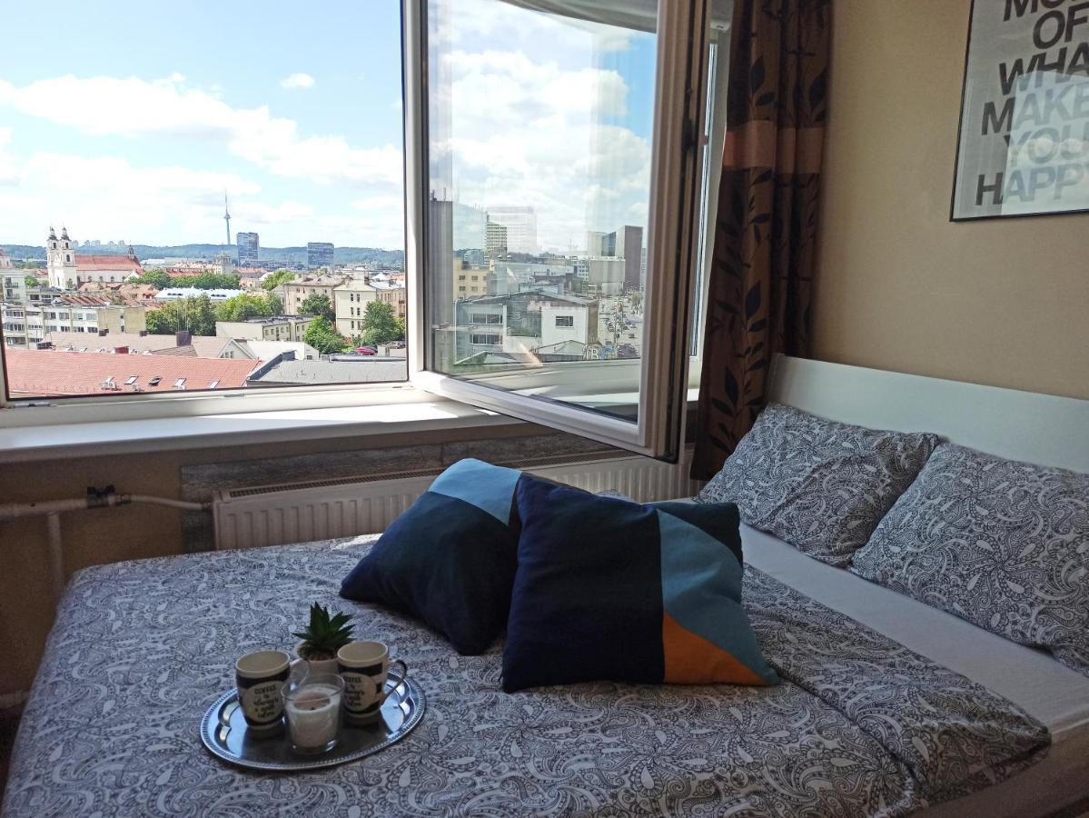 9Th Floor Amazing View Central Studio Apartment Vilna Exterior foto