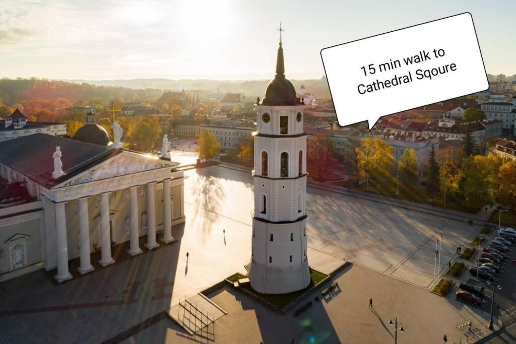 9Th Floor Amazing View Central Studio Apartment Vilna Exterior foto
